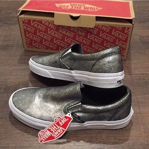 Vans classic slip-on metallic